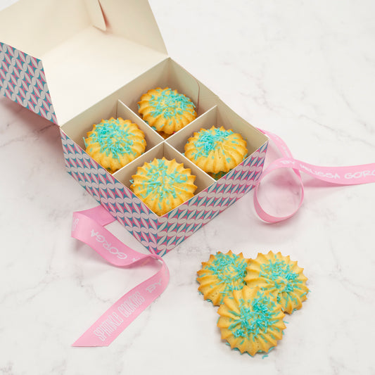 Baby Blue Sprinkle Cookie- 12ct